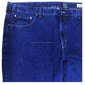 GZY material grueso talla grande trabajador overol vaqueros de 100% algodón jeans - Product Image 5