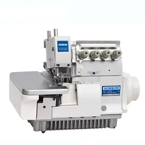 Direct Drive High Speed Industrial Overlock Sewing Machine 1-10mm Max. Sewing Thickness HONKON