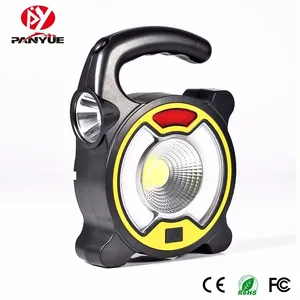 Lampe de travail ultra lumineuse portable à énergie solaire pour le camping avec panneau solaire Power Bank - Product Image 4