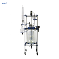 Lò Phản Ứng Thủy Tinh Áo Khoác 100L Chất Lượng Hàng Đầu Nantong Cho Ngành Dược Phẩm