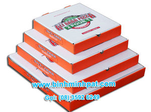Caja de embalaje de Pizza, embalaje de Pizza de 9, 10, 11, 12, 14 y 18 pulgadas, de papel corrugado reutilizable, entrega - Product Image 2