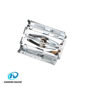 D666 Farfalla open double edge lama manico in metallo rasoio di sicurezza di rasatura liscia - Product Image 3