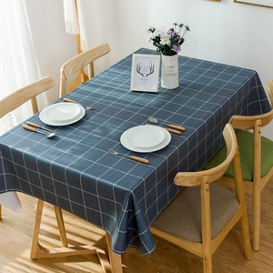 137*210cm Home <strong>Plastic</strong> Rectangular Shape Pvc Waterproof Oil Proof <strong>Tablecloth</strong> - Product Image 1