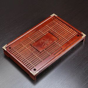 Fantasia Esculpida Mesa de Chá Chinês, Conjunto de Mesa de Chá De Madeira Pura - Product Image 4