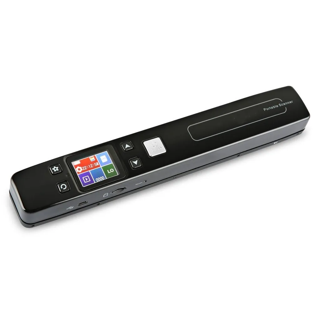 Escáner portátil de alta velocidad tamaño A4, 1050DPI, JPG/PDF, compatible con tarjeta TF de 32G, Mini bolígrafo de escáner con imagen previa