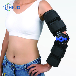 HKJD OEM Custom Adjusta ble Elbow Joint Brace Stütz pfosten OP Elbow Immobil izer Ortho pä dische Hinged Rom Elbow Brace - Product Image 4