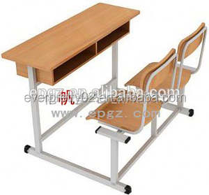 Heißer Verkauf Schule Schreibtisch Abmessungen Lesen Stuhl Verwendet Schule Bank und Stuhl - Product Image 4