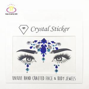 Autocollant pour les yeux en cristal de <span class=keywords><strong>strass</strong></span>, meilleur design, pas cher, tendance - Product Image 2