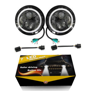 Faro LED Rotondo da 7 Pollici con Occhi d'Angelo per Auto Fuoristrada, Produzione all'Ingrosso - Product Image 6