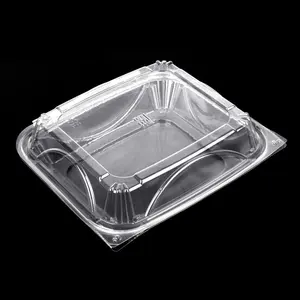 Food Grade Custom Plastic Salad Food Container With Lid