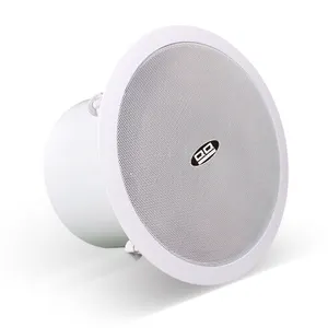 100v or 8ohms high quality audio coaxial and metal cover passive ceiling speaker