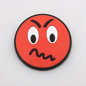 Gros Promotionnel Personnalisé Pas Cher Pvc Emoji Bouton Pin Badge