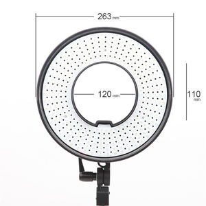 Camera <strong>LED</strong> Ring <strong>Light</strong> DVR-300DVC Studio Outdoor Video <strong>Light</strong> <strong>Panel</strong> CRI 95+ <strong>Photography</strong> Lighting Color Temp 3000K-8000K Adjustable