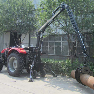 Tracteur forestier journaux télescopique grue alimenté par moteur diesel, essence et tracteur - Product Image 3