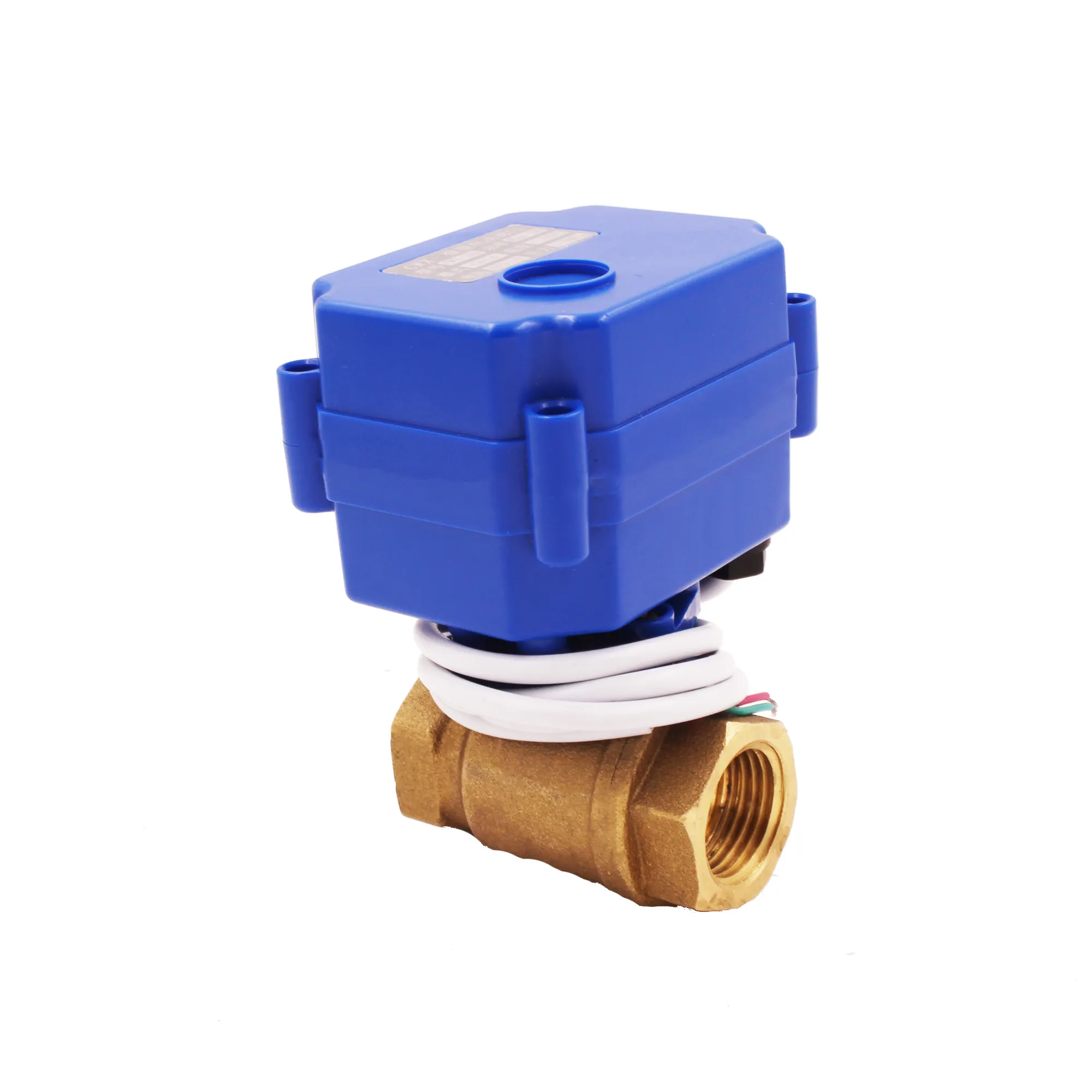 CWX-15 Q/N motor actuator Torqur 2NM Full port 2 way mini electric ball valve for water treatment. smart watermeter,water filter