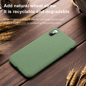 A Bio degradabile Paglia di Grano Compostabili Molle di TPU Cassa BPA-free Per il <span class=keywords><strong>iphone</strong></span> di <span class=keywords><strong>Apple</strong></span> XI 6 S 7 <span class=keywords><strong>8</strong></span> PIÙ XS MAX XR - Product Image 4