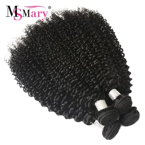 2017 Hochzeits haar Kinky Curly Virgin Human Verschiedene Arten von Curly Weave Raw Indian Curly Hair