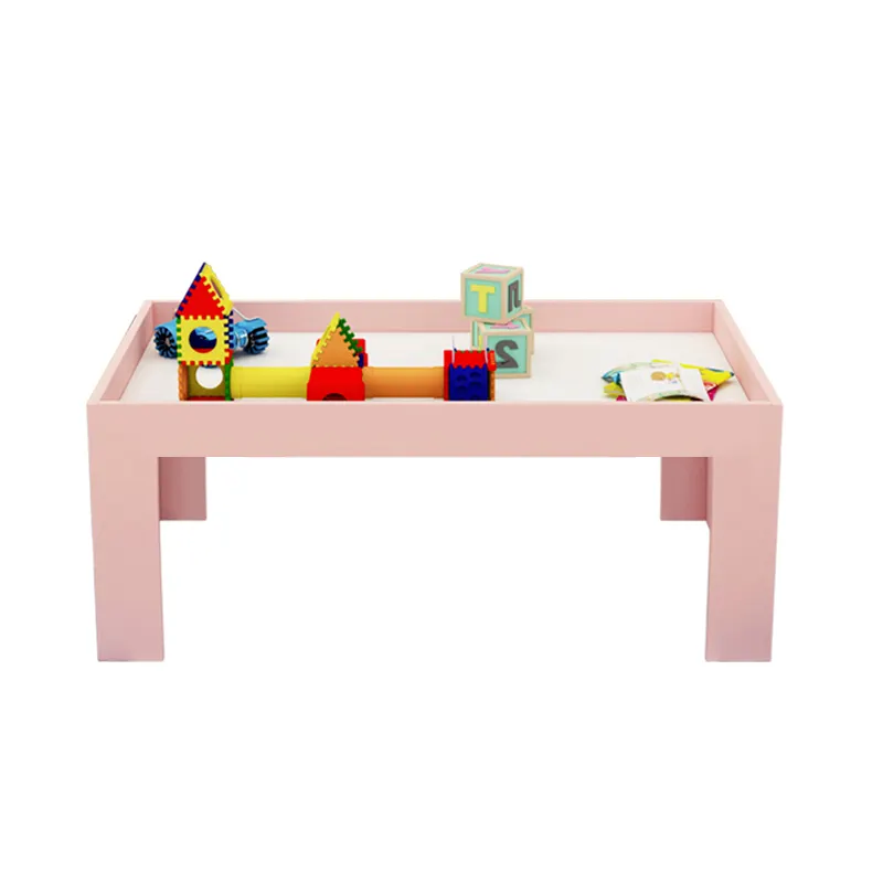 لعبة أطفال خشبية طاولة متعددة الأنشطة جدول دراسة الأطفال في أثاث أطفال