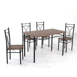 Büyük satış Promosyonu yemek masası ve Sandalyeler 1 + 4 Masa Seti mutfak yemek odası mobilyası - Product Image 6