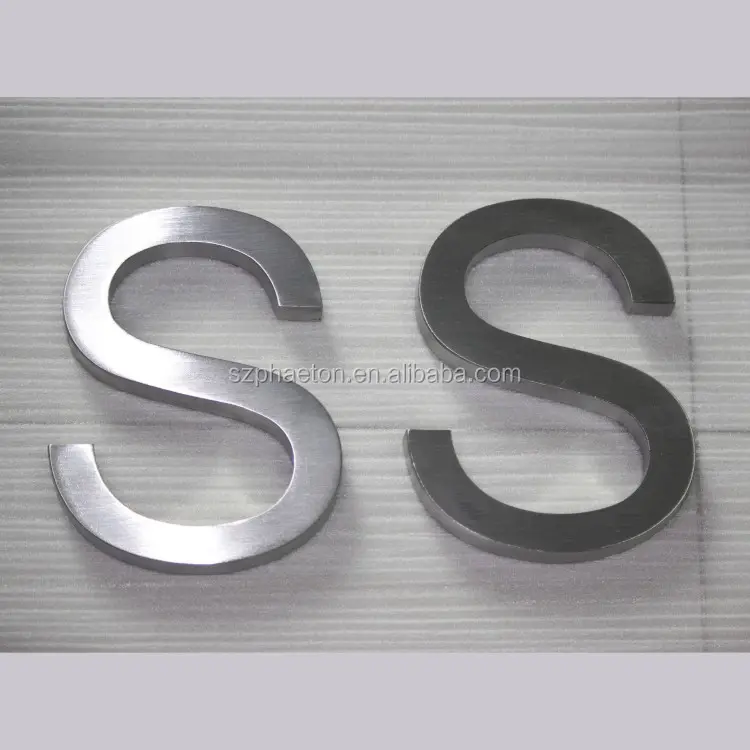 High quality cheap standing metal letters for decoration shop sign