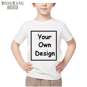 T-shirt OEM TONGYANG personalizza il tuo Design uomo donna T-shirt per bambini T-shirt in bianco con Logo stampato personalizzato - Product Image 4
