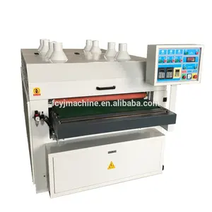 cabinet door /solid wood door automatic sanding polishing machine with PLC