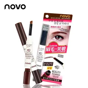 NOVO 5068 waterproof eyebrow cream long lasting colorfast eyebrow dye semipermanent brow gel 3 colors