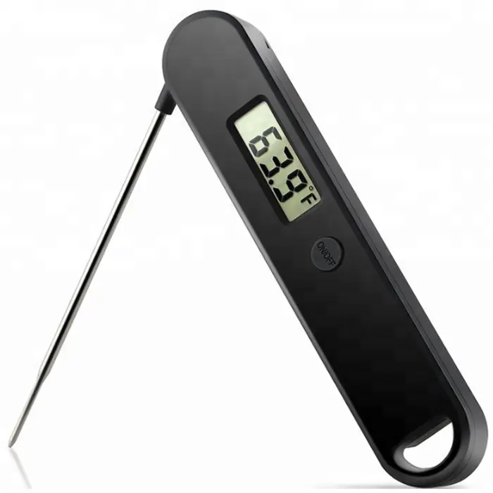 J R Digital LCD Cooking Kitchen Meat Foldable Probe Temperature Instruments Food BBQ Thermometer