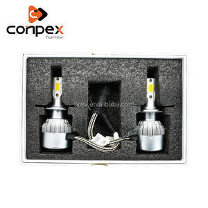 Conpex — <span class=keywords><strong>ampoule</strong></span> de voiture LED imperméable, de haute qualité, <span class=keywords><strong>ampoule</strong></span> de phare de voiture <span class=keywords><strong>H7</strong></span>, H4, C6, 2 pièces - Product Image 3