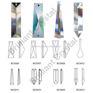 샹들리에 펜던트 부품에 대 한 명확한 스파클링 크리스탈 워터 드롭 - Product Image 2