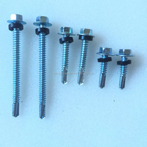 Hex head vít tự khoan với EPDM máy giặt hoặc cao su máy giặt với dài drlilling điểm - Product Image 1