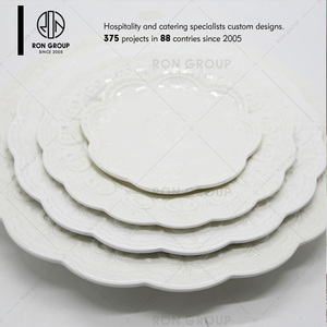 Hot Sales Ceramic <strong>Small</strong> White <strong>Dinner</strong> Customized <strong>Plate</strong> for Restaurant Hotel Wedding - Product Image 1