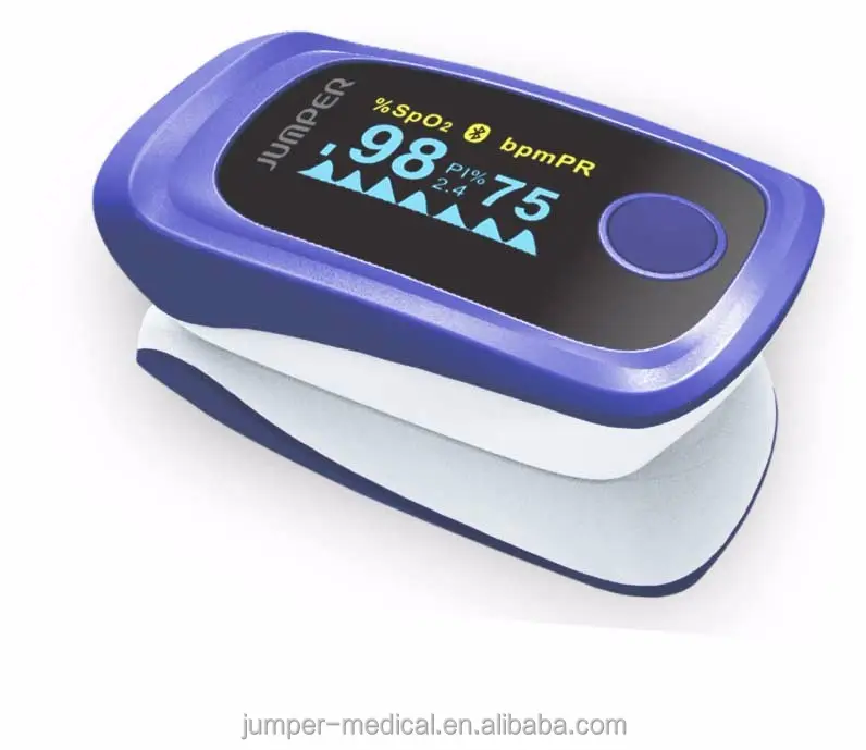 Jumper JPD-500F Hete Verkopende Gezondheidszorg Ce Goedgekeurde Ble Vinger Puls Oximeter