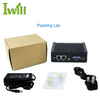 Fournisseur chinois d'ordinateurs industriels J1900 Quad Core Win10 Duan Lan Mini PC avec USB3.0 et micro