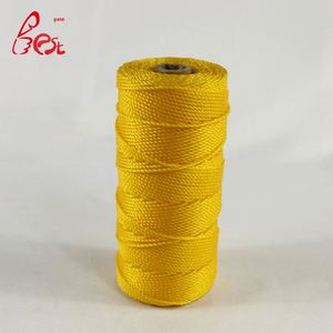 Kabel nilon pe plastik warna wax <span class=keywords><strong>twine</strong></span> <span class=keywords><strong>baler</strong></span> kualitas tinggi 210d/36 48 lapis benang pe
