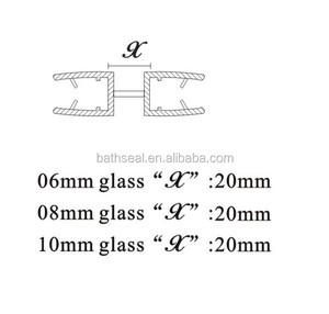 Charnière <span class=keywords><strong>en</strong></span> plastique <span class=keywords><strong>pour</strong></span> <span class=keywords><strong>porte</strong></span> de douche <span class=keywords><strong>en</strong></span> <span class=keywords><strong>verre</strong></span>, bande d'étanchéité, joint <span class=keywords><strong>en</strong></span> caoutchouc sur mesure, joint d'étanchéité à l'eau - Product Image 3