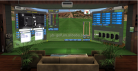 Simulador de Golf de Alta Gama para Interiores, Sistema Coreano