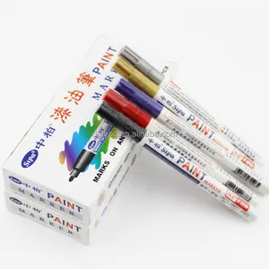 Permanente marcador caneta à prova d' água, tinta Colorida caneta marcador de quadro branco, úmida e seca apagar marcadores
