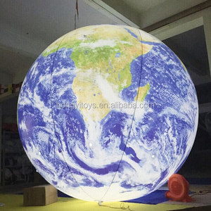 Quảng Cáo Inflatable Led Trái Đất Balloon/Giant Inflatable Globe/Giant Inflatable Balloon - Product Image 2