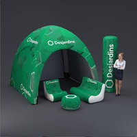 Impression numérique 400D Oxford Tissu Imperméable Gazebo Tubes gonflables Igloo Tente dôme pour salon professionnel