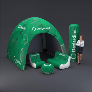 <span class=keywords><strong>Stampa</strong></span> <span class=keywords><strong>digitale</strong></span> 400D Oxford tessuto impermeabile Gazebo tubi gonfiabili <span class=keywords><strong>tenda</strong></span> a cupola Igloo per fiera - Product Image 1