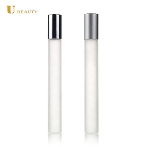 <span class=keywords><strong>5Ml</strong></span> Thủy Tinh Rõ Ràng Rolon Chai Nước Hoa Dầu Lăn Chai Với Nắp Nhựa Trắng - Product Image 4