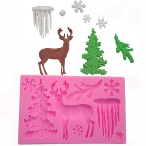 <span class=keywords><strong>Stampo</strong></span> in Silicone per Fondente a Forma <span class=keywords><strong>di</strong></span> Alberi <span class=keywords><strong>di</strong></span> <span class=keywords><strong>Natale</strong></span>, Renne e Cioccolatini per Decorazioni Torte - Product Image 6