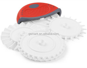 Set 4 in 1 per Preparazione Impasto Sostenibile, Tagliapizza con Manico in Plastica e Rotella Tagliapasta Gemark NSH8396 - Product Image 5