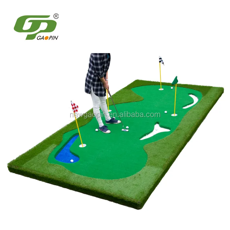 Personalizado Mini Indoor Golf Verde Mini Campo de <span class=keywords><strong>Golfe</strong></span> Putting Green Mat