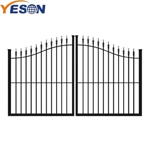 YESON di acciaio casa cancelli e recinzione in acciaio disegno recinzione in ferro