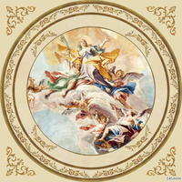Papier peint décoratif de plafond 3D, séries de la mythologie religieuse européenne, livraison gratuite