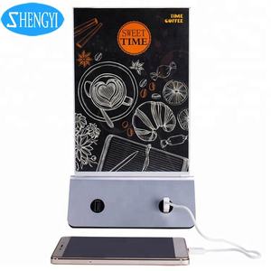 USB Banco móvil pública restaurante teléfono celular portátil estación de carga - Product Image 5