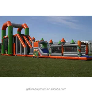 2020 Nhà Sản Xuất Bán Lớn Thuê Các Chướng Ngại Vật Inflatable Trò Chơi Tất Nhiên Cho Vui Vẻ