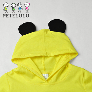 Artículos calientes 2017 Nuevos Años Productos Panda Lindo 2-10 Años Los Niños Encapuchados <span class=keywords><strong>de</strong></span> <span class=keywords><strong>La</strong></span> Camiseta Tops - Product Image 2